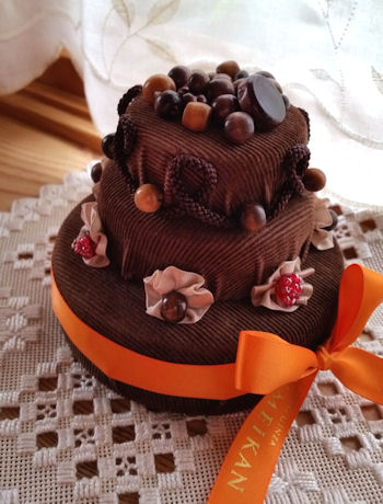 Crafedeko リメイク第３段はチョコレートケーキ